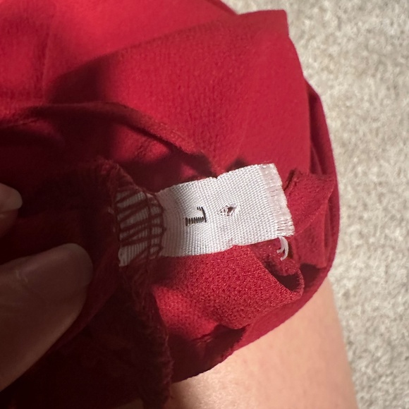 Lacy Cropped Open Back Blouse - Picture 3 of 3